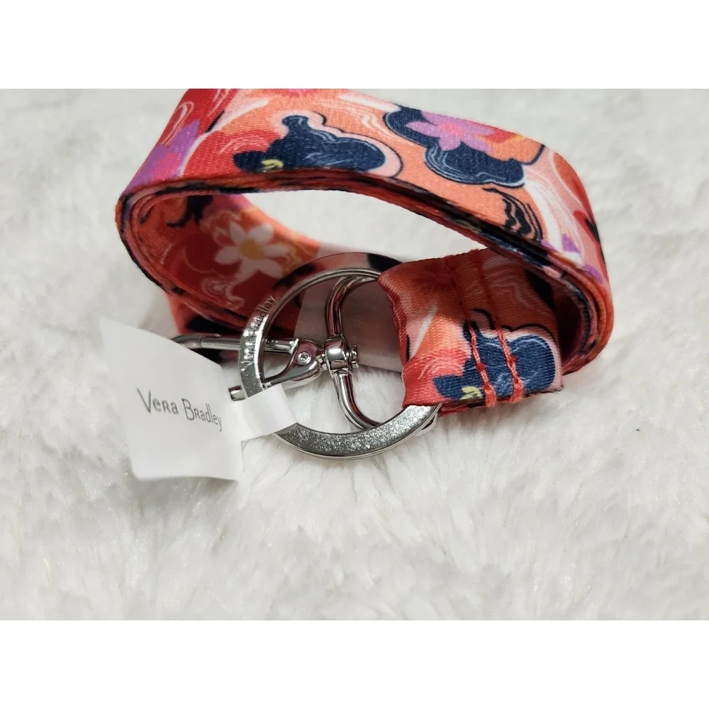 Vera Bradley Wide Lanyard Rosa Agate Pattern New With Tags